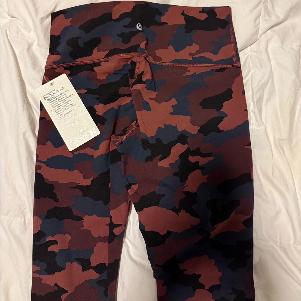 Lululemon Wunder Under HR Tight 28" Camouflage Leggings